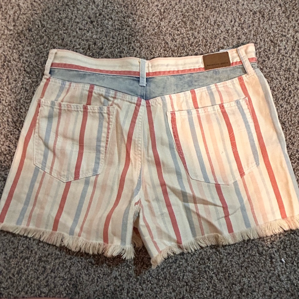 American Eagle Size 12 colorful denim shorts